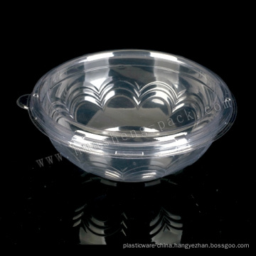 460ml Food Grade PET round disposable clear plastic salad box